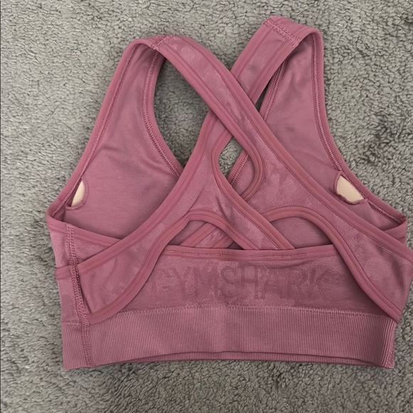Gymshark Pink Camo Sports Bra - Picture 2 of 3